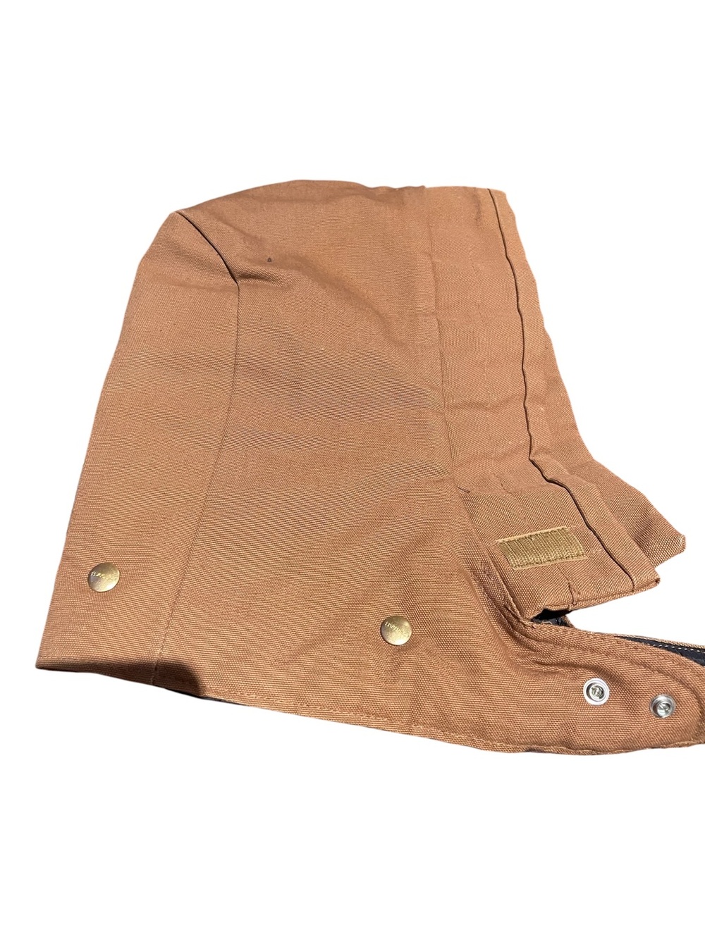 CARHARTT BROWN SNAP ON COAT HOOD OSFS #14808 MADE USA